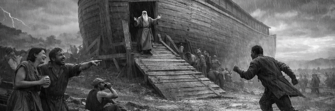 delay, obedience, faith, repentance, grace, Noah, ark, readiness, Matthew 24, Hebrews 3, hardened heart, second coming, spiritual warning